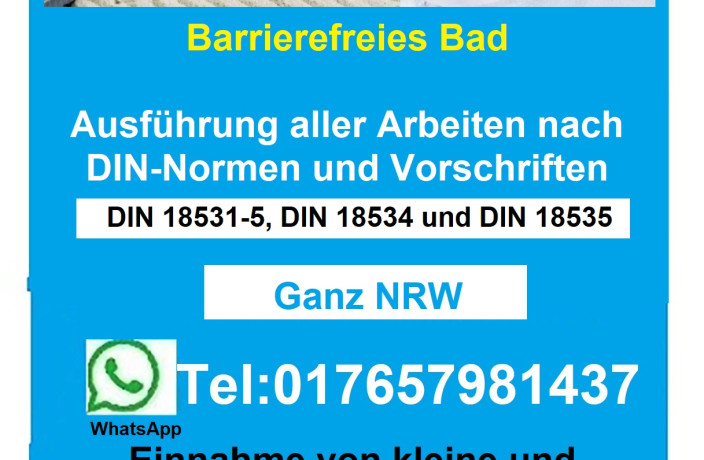 Beispielarbeit von BlauWeiss Trockenbau & Transport - veröffentlicht auf Fliesenleger.net